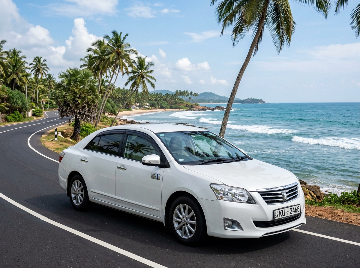 Toyota Axio Hybrid Sedan Chauffeur Car in Sri Lanka